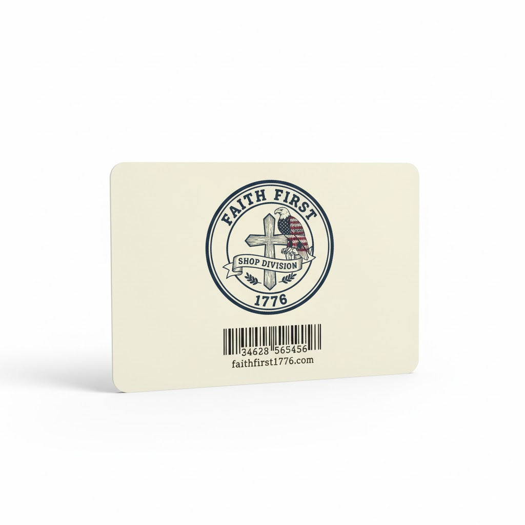 Faith First 1776 Gift Card
